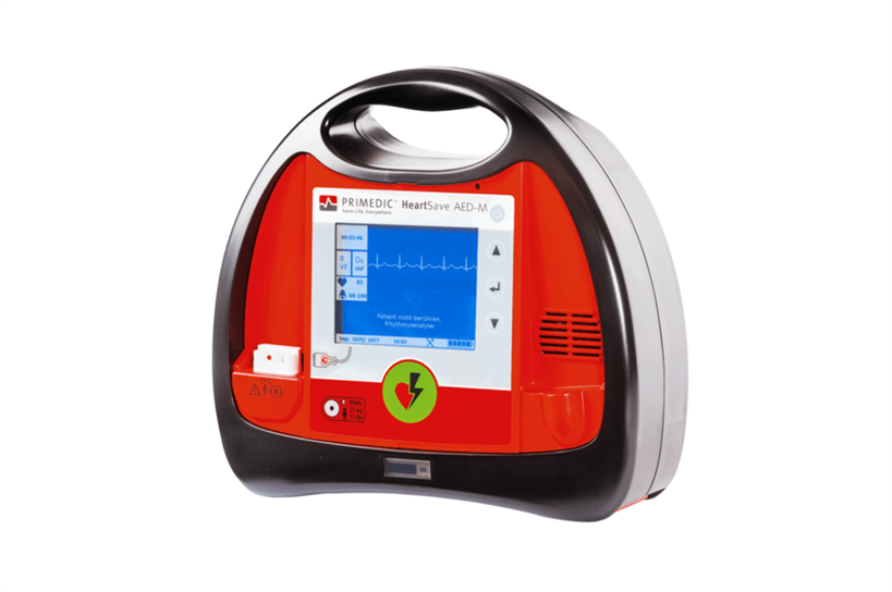 جهاز صدمات كهربائية للاسعاف AED المانى ماركة بريميديك موديل Metrax Primedic Heartsave AED-M