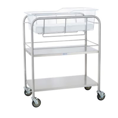 " 8044SS Bassinet with Open Shelves "